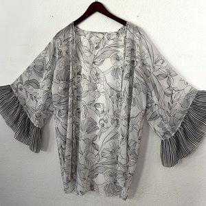 A New Day Floral Sheer Cover Up